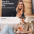 thumbnail image 2 of Compatible with iPhone 14 Pro Max Case, Upgraded Slim Liquid Silicone Case, [Anti-Scratch Soft Microfiber Lining] Full Covered Soft Gel Rubber 14 Pro Max iPhone Case 6.7 inch - Bright Orange, 2 of 13