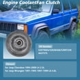 thumbnail image 2 of Embrague del Ventilador de Refrigeración del Motor para Jeep Cherokee 1994-2000 L4 2.5L No.52079684/52028428/52007226/4637575 Embrague del Ventilador de Refrigeración Electrónico, 2 of 7