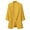 Yellow, variant on Ruziyoog Women Plus Size Blazers Windproof Coat, Long Sleeve Blazer Suit Trench Coats Autumn Spring Outwear Coat Blouse Jacket Black L