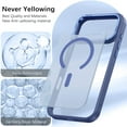 thumbnail image 3 of BENTOBEN Case for iPhone 17 Pro Max 6.9" Compatible with Mag-Safe Metal Frame Slim Tpu Pc Matte Shockproof Light Blue, 3 of 7