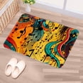 thumbnail image 5 of Note Polyester Non-Slip Machine Washable Door Rug Game Mat Kitchen Rug Office Rugs, 5 of 6