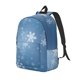 thumbnail image 1 of Disketp Snowflakes1 Mochila de Lona Estampada, Mochila Escolar de Viaje Ligera para Estudiantes y Portátil-Medium, 1 of 5