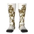 thumbnail image 1 of Xecao Cattle Drive By Two Cowboys Pattern Adult Stockings with Color-Block Design and 3D Print, Breathable Comfortable Hosiery for Daily Wear and Sports, 1 of 6