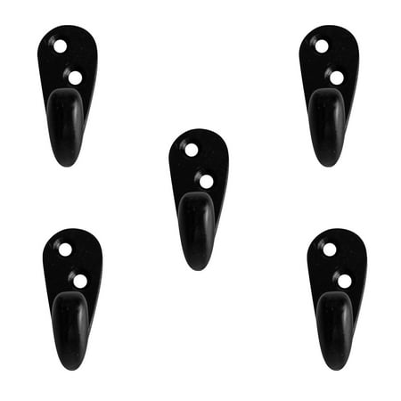 

BLGAT Dog 5 Pack Wall Mounted Coat Hooks Hanger Holder For Wall Vintage Decorative Single Robe Hooks Black