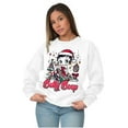 thumbnail image 5 of Betty Boop Christmas Ms. Santa Claus Women Crewneck Sweatshirt Brisco Brands S, 5 of 6