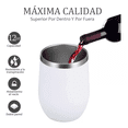 thumbnail image 3 of Vaso Termico Vino Café Te 12oz Acero Inoxidable W/calor/frío Color Blanco, 3 of 4
