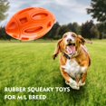 thumbnail image 2 of Juguetes duraderos para perros con chirridos para masticadores agresivos, casi indestructibles, juguetes interactivos para chirridos de perros, juguetes resistentes para masticar perros, pelota para razas medianas y grandes, juguetes de goma natural para mascotas, color rojo BANYUO Electrónica, 2 of 7