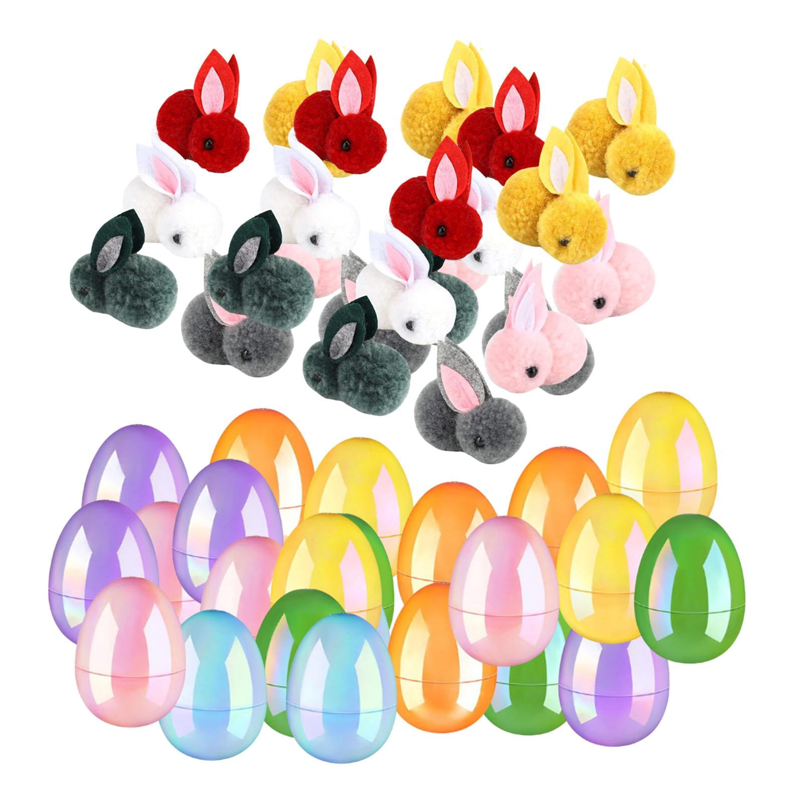 Sharprepublic Colorful Easter Eggs Inside Toys Easter Basket Fillers for Adults Kids Teens 24 Eggs