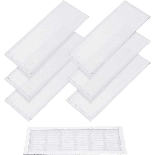 Fiudx Cubierta Magnética para Ventilación de Suelo, Diseño de Malla Rectangular, Ventilación Potente, Recogedor de Residuos y Objetos Pequeños, Fácil Instalación, Protección para El Hogar En Verano,