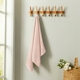 thumbnail image 3 of Great Bay Home Cotton Quick-Dry Textured Washcloth, 13" x 13", Pink, 3 of 6