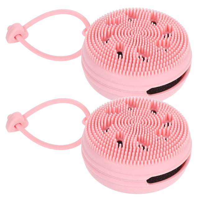 LOLIPPYY 2Ud Cepillo Facial De Silicona Con Suaves Para Limpieza Y Masaje Facial En Casa