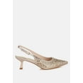thumbnail image 6 of Vernaos Pointed Toe Rhinestone Slingbacks, 6 of 11