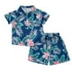 thumbnail image 1 of Odeerbi 1-8 Años Conjunto de Verano Para Niños de Hawaianos Camiseta de Manga Corta de Algodón Con Estampado Tropical Conjunto de Dos Piezas de Gráficos, 1 of 3