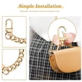 thumbnail image 5 of fastboy 4Pcs Bags Chains Replacement Gold Metal Belt Removable Adjustable Decorative Purse Straps Handles Messenger Crossbody 1Set, 5 of 5