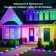 thumbnail image 5 of Luces exteriores permanentes Honche Multicolor 34m 72 LED, 5 of 6