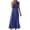 Blue B, variant on Horkkom Maxi Dresses for Women 2025 Summer V Neck Sleeveless Dress Casual Solid Color Button Down Dress Blue L