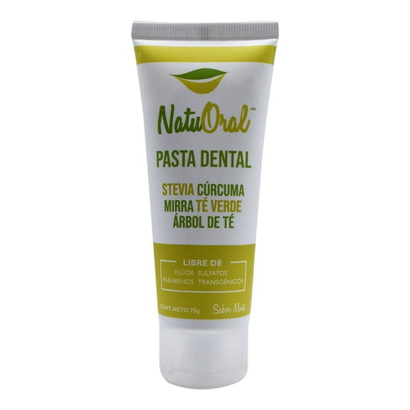 Pasta Dental Con Curcuma Y Arbol De Te Natuoral 75 g