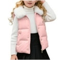 thumbnail image 2 of AUNVITO 2-12Y Boys & Girls Fleece-Lined Quilted Vest, Winter Puffer Sleeveless Jacket with Large Pockets, Lightweight Warm Cold Weather, 2 of 9