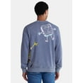 thumbnail image 3 of SpongeBob SquarePants Men's and Big Men's Front to Back Graphic Sweatshirt with Long Sleeves, Sizes XS-3XL, 3 of 5