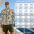 thumbnail image 6 of SEANATIVE Long Sleeve Sun Shirts for Men Fishing Hiking Running Tops Sun Hoodie Lightweight Breathable Outdoor UV Protection Rash Guard, M, Panda Camo Print, 6 of 7