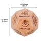 thumbnail image 3 of Dados de Madera para Elegir Comida En Pareja | 12 Opciones de Comida | Regalo de Aniversario y San Valentín para Marido, Mujer, Novio o Novia | Cubo de 0,78 Pulgadas, 3 of 7