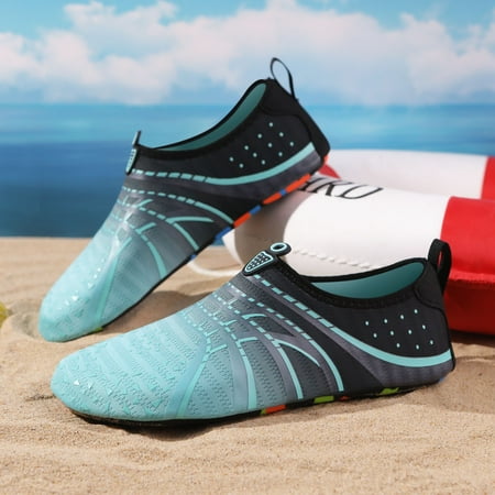 XDDST Womens Flats Comfortable Dressy Couples Beach Water Shoes Men s and Women s Water Shoes Yoga Fitness Breathable Gradient Sneakers