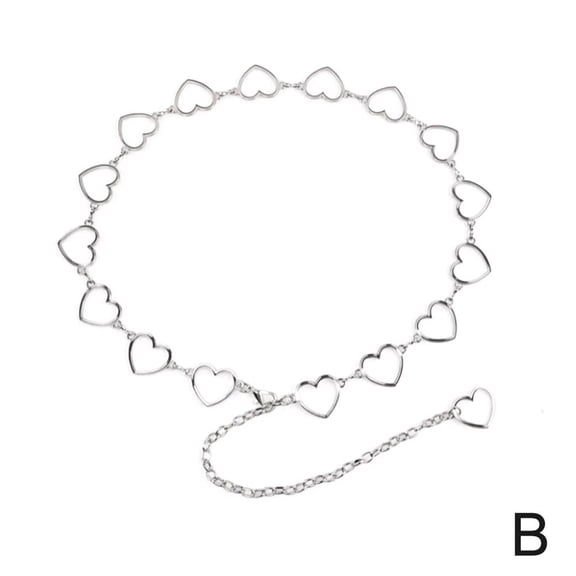 Heart Shaped Belt, Suitable for Any Clothing, Hip-hop , Womens Accessorie