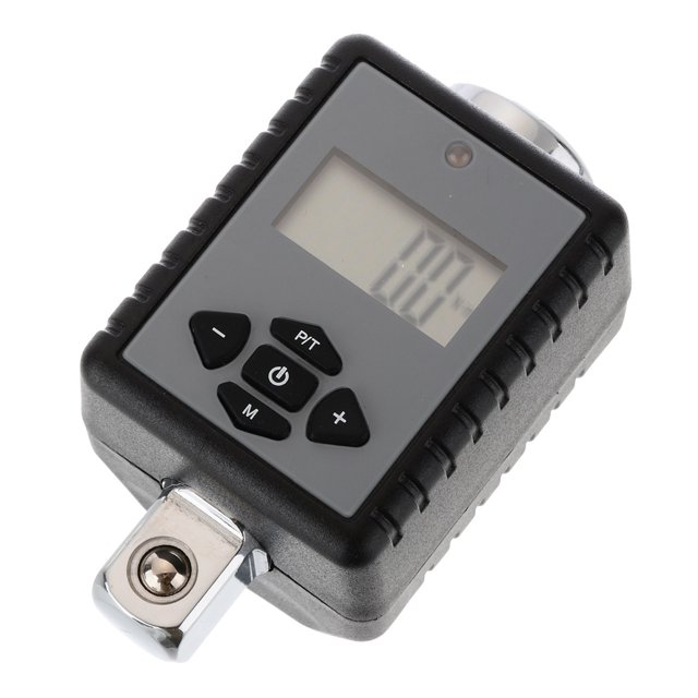 1set Digital 2-200Nm Display Torque Wrench Adapter Adjustable Electronic For Spanner Repair ,Automotive Repair