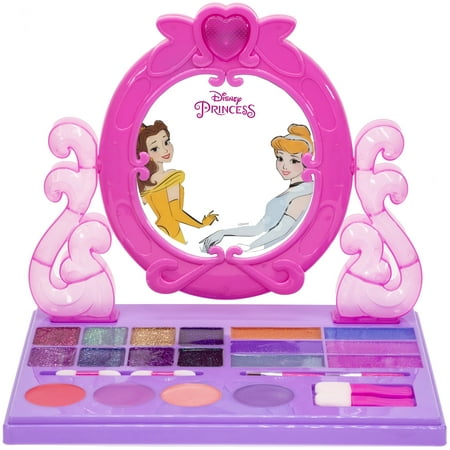 Disney Princess - Townley Girl Kids Vanity Compact Make-Up Kit, Play & Dress-Up Set, Age 3+
