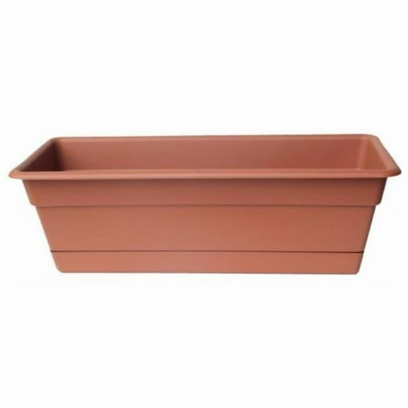 Bloem 24in Dura Cotta Window Box Terra Cotta