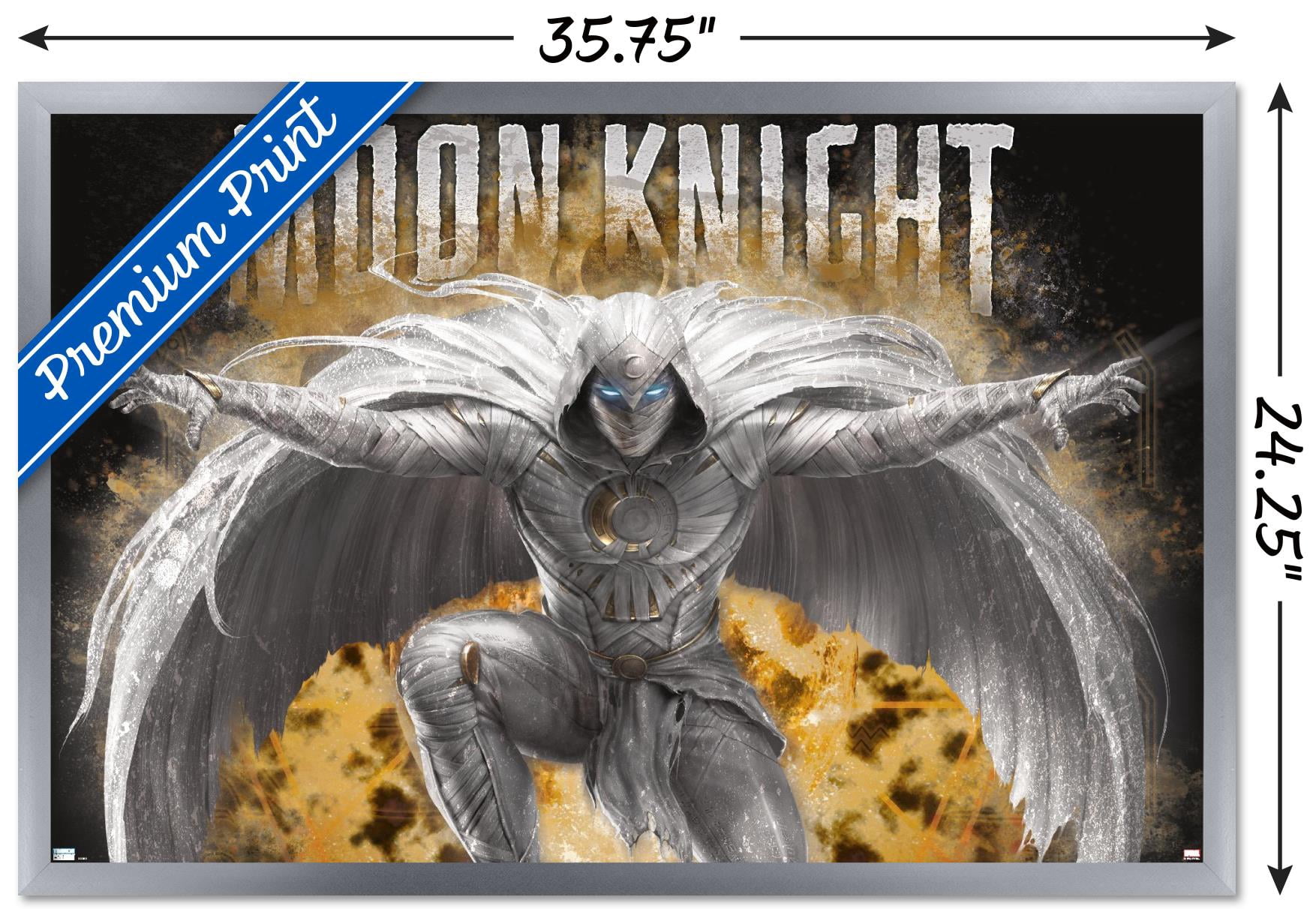 Marvel Moon Knight - Explosion Wall Poster, 22.375" x 34" Framed