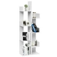 thumbnail image 1 of Gymax Bibliothèque à 8 Niveaux avec 8 Compartiments Ouverts, Étagère de Rangement Gain de Place, Blanc, 1 of 10