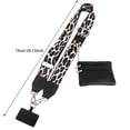 thumbnail image 3 of 1pcs Clip And Go Phone Strap with Zipper Pouch,Crossbody Adjustable Chain Lanyard with PU Leather Wallet for All Phones, 3 of 8
