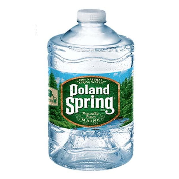 Poland Spring Bottled Water 3 Liter Plastic Bottles Pack of 6