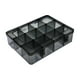thumbnail image 2 of Caja de tornillos multifunción con compartimentos para guardar joyas, para manualidades con cuentas 12 rejillas L, 2 of 9