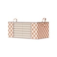 thumbnail image 2 of Ganfancp Cesta de Almacenaje Naranja y Blanca Ventana Visual Cesta de Almacenaje Armario Cesta de Almacenaje Cesta de Almacenaje Ofertas Flash 1 X Bolsa de Almacenamiento, 2 of 7