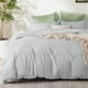 thumbnail image 1 of Funda de edredón Bedsure King Size California Gris Plateado, 1 of 9