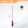 thumbnail image 2 of Destornillador Torx T27 Uxcell de 16.14" Destornilladores Magnéticos de 4.33" Acero Aleado S2 Tratado Térmicamente con Mango Ergonómico para Reparaciones de Hágalo Usted Mismo, Marrón Rojo, 2 of 7