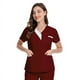 thumbnail image 1 of Bata quirúrgica de hospital, bata de médico de manga corta, bata de enfermera de algodón con cuello en V, ropa de trabajo para técnicos, ropa para mujeres, clínica, salón de belleza, top, 1 of 6