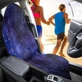 thumbnail image 4 of XYZCANDO Terry Cloth Car Seat Covers, Compatible with Truck Seat Van, Car Seat Towel Cover for Cars Trucks Machine Washable, Deep Starry Sky Design, 4 of 7