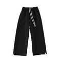 thumbnail image 7 of Edvintorg Girls Athletic Pants Fashion Candy Color Elastic Waist Casual Sports Pants with Drawstring Girl Joggers 6-14 Years Kids Sweatpants Girls, 7 of 7