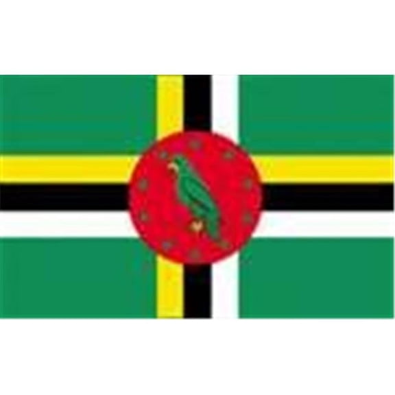 Annin Flagmakers 192256 2 ft. X 3 ft. Nyl-Glo Dominican Republic Government Flag