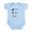 Sky Blue, variant on CafePress - Crawl Walk Ski Body Suit - Baby Light Bodysuit, Size Newborn - 24 Months