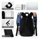 thumbnail image 5 of Hombre Perro-theme Backpack, Campus style schoolbag Bookbag with Adjustable Shoulder Straps And Large Zip Compartment, Unisex Travel Bags.42x30x15cm, 5 of 6