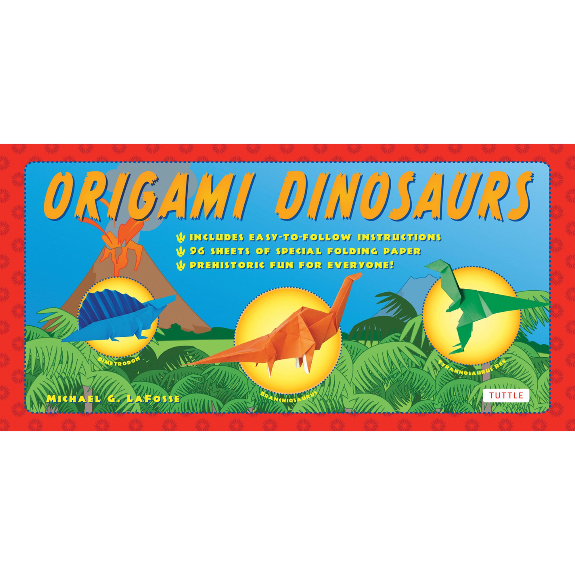Origami Dinosaurs Kit: Includes 2 Origami Books, 20 Fun Projects and 98 Origami Paper: Great for Kids and Parents, (Paperback)
