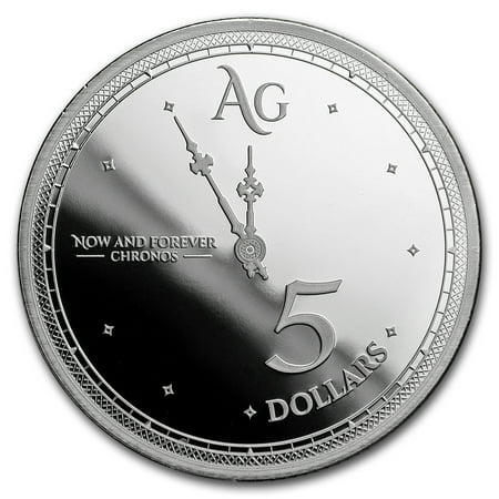- 2019 Tokelau 1 oz Silver $5 Chronos (Prooflike)