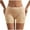 Beige, variant on Daznico Womens Underwear - Plus Size High Waisted Shorts with Foam Padding for Enhanced and Lift Body Pants - Panties for Women,Color:Black,Size:M