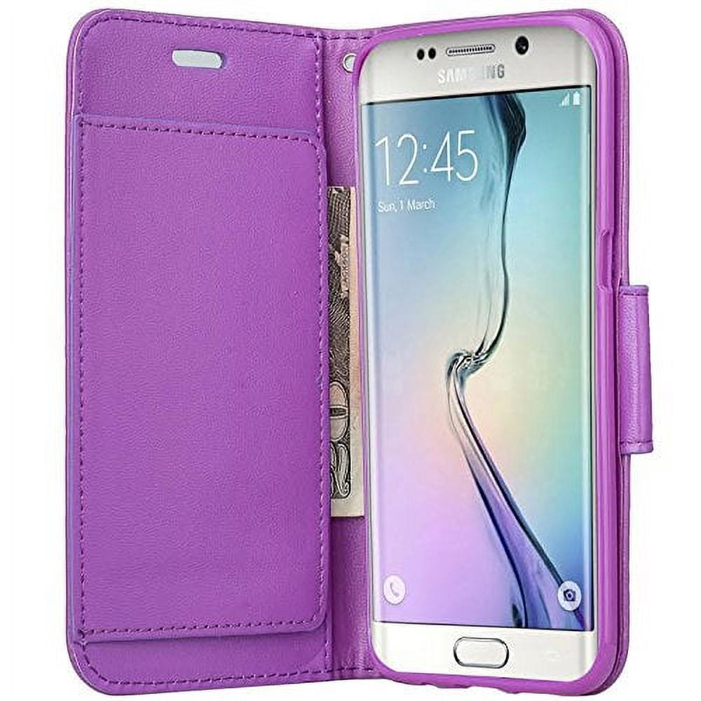 SumacLife Portfolio Design Wallet Case Specifically Designed for Samsung Galaxy S7