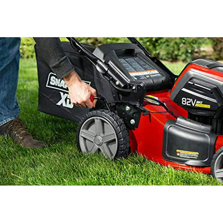 Snapper XD 19 in. 82-Volt Lithium-Ion Cordless Battery Step Sense Walk Behind Self Propelled Mower with 2.0 Battery and Charger