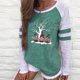 thumbnail image 1 of Pntutb - Camiseta holgada con estampado de moda para mujer, blusa de manga larga, cuello redondo, tops casuales Pntutb Pntutb-1720, 1 of 5